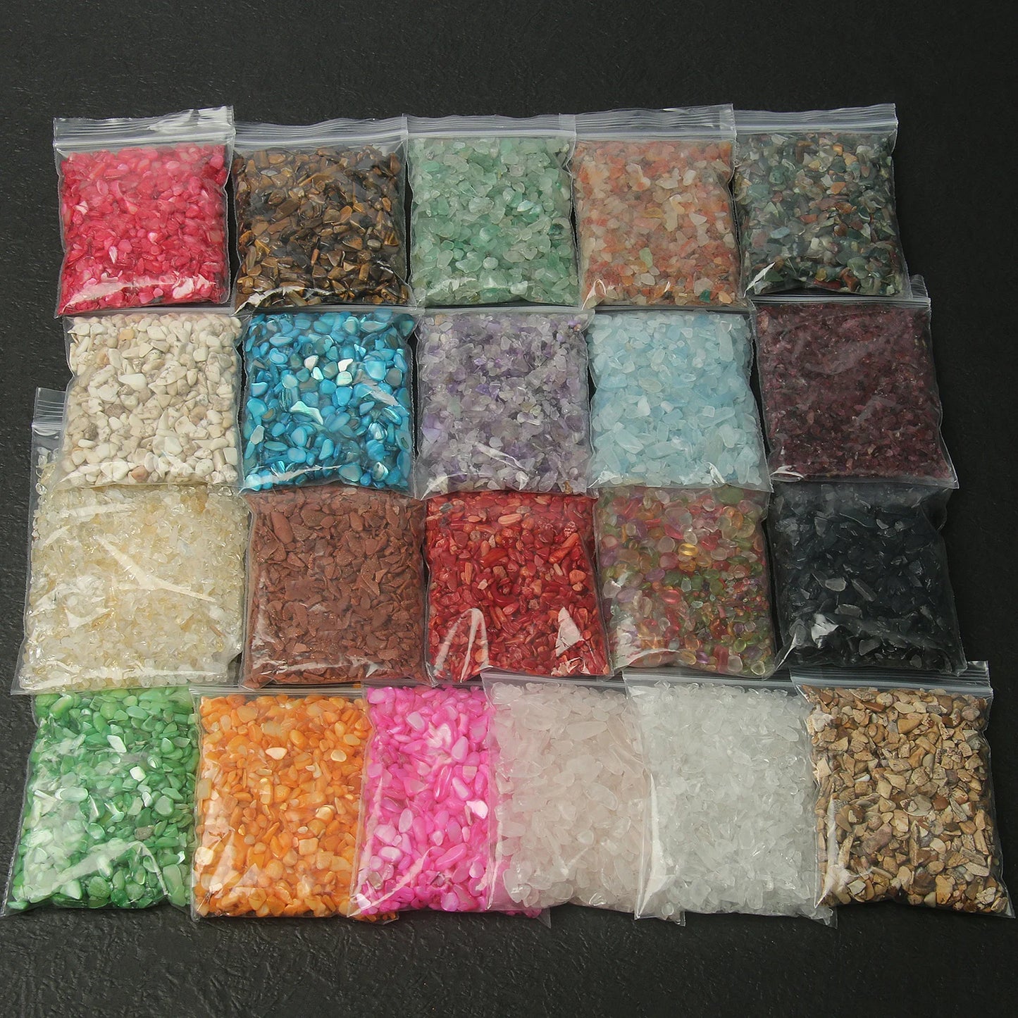 Chips de Cristales Naturales – Energía para Botellas y Rituales Holísticos