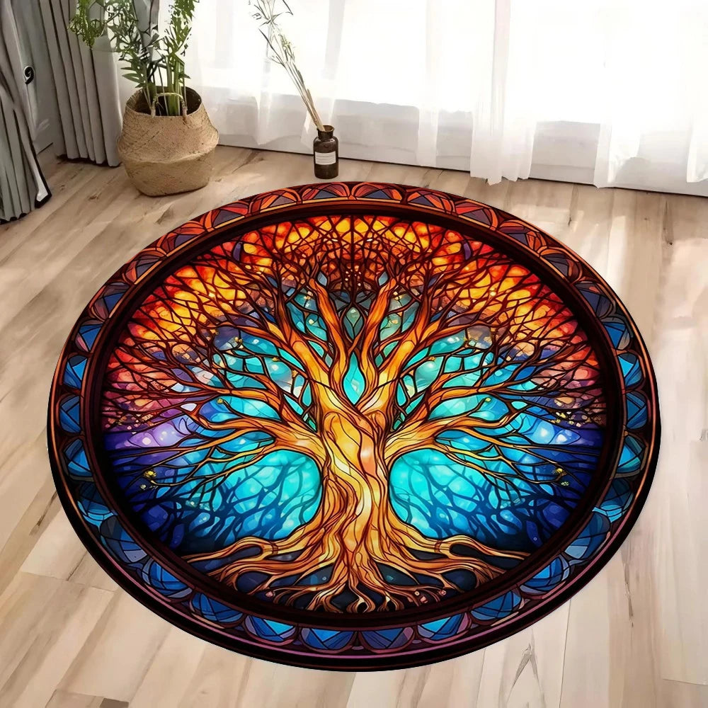 Alfombra Mándala Árbol de la Vida - Conexión Sagrada con la Naturaleza