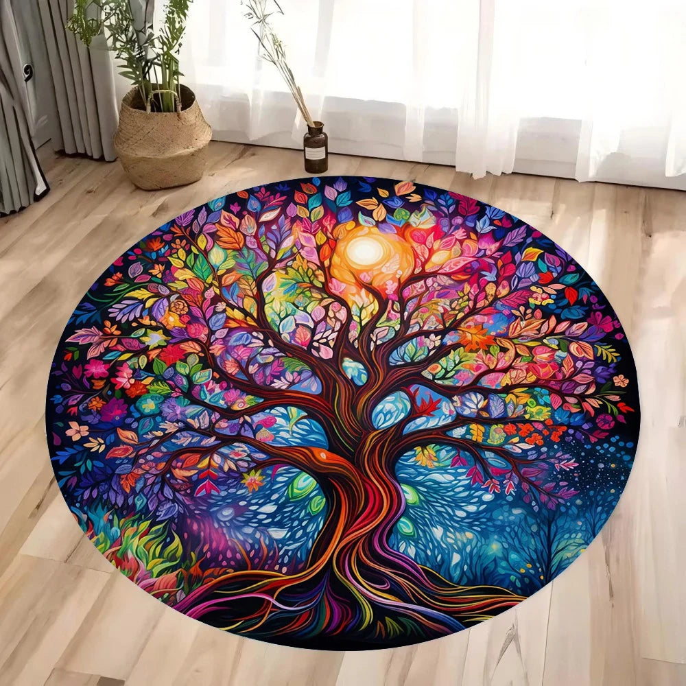 Alfombra Mándala Árbol de la Vida - Conexión Sagrada con la Naturaleza