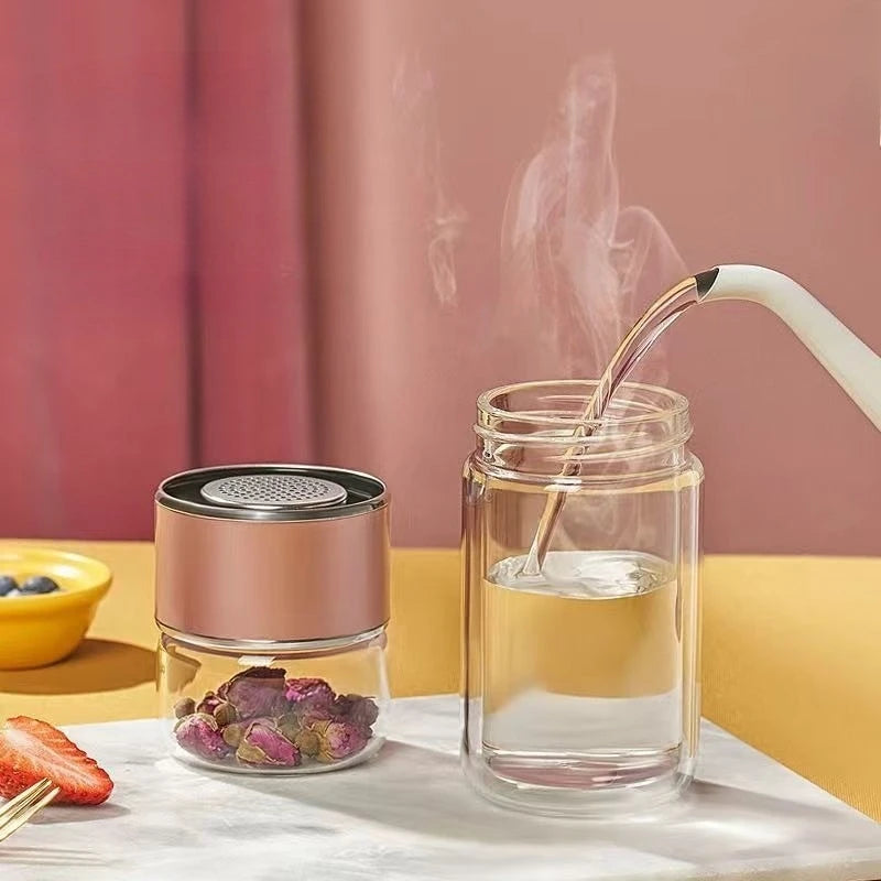 Botella Ritual para Infusiones Conexión Herbal en Cada Sorbo