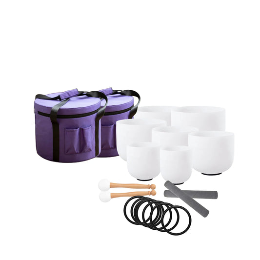 Portal de Armonía – Set Sagrado de 7 Cuencos de Cristal 432Hz / 440Hz Vibración pura