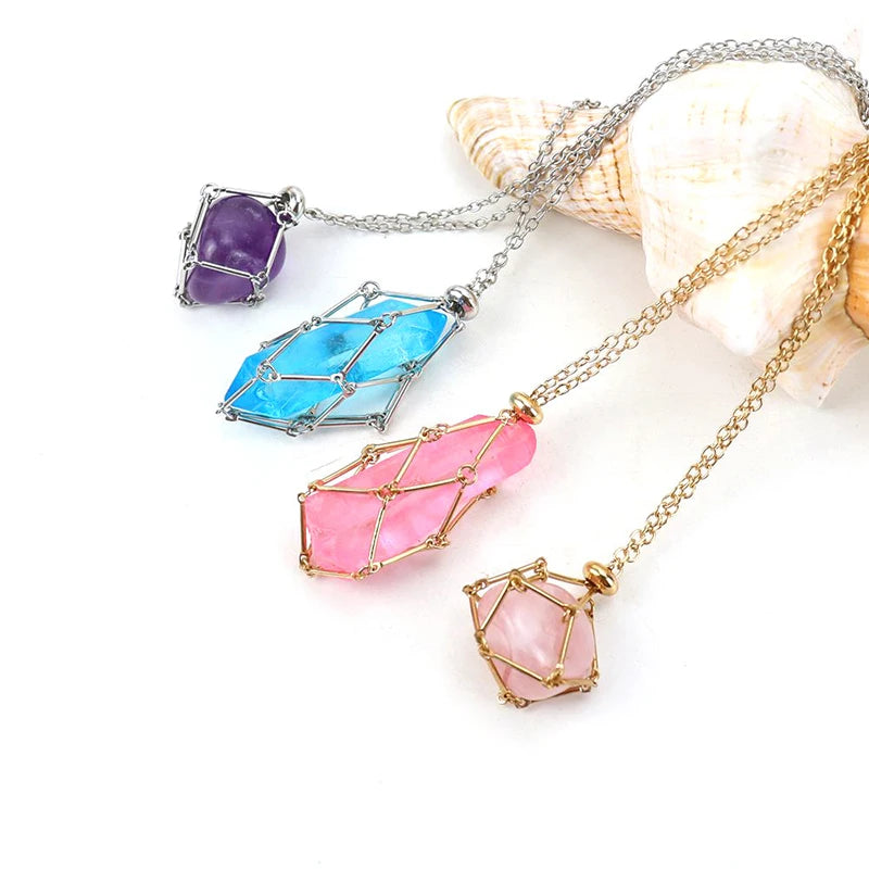 Colgante Envolvente para Piedra Personaliza tu Amuleto