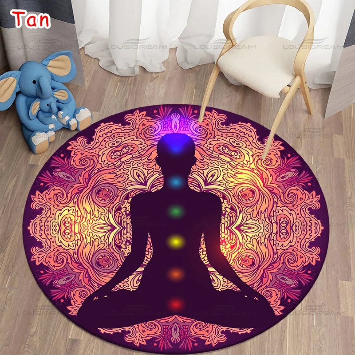 Alfombra Chakras en Armonía Meditación y Elevación Espiritual