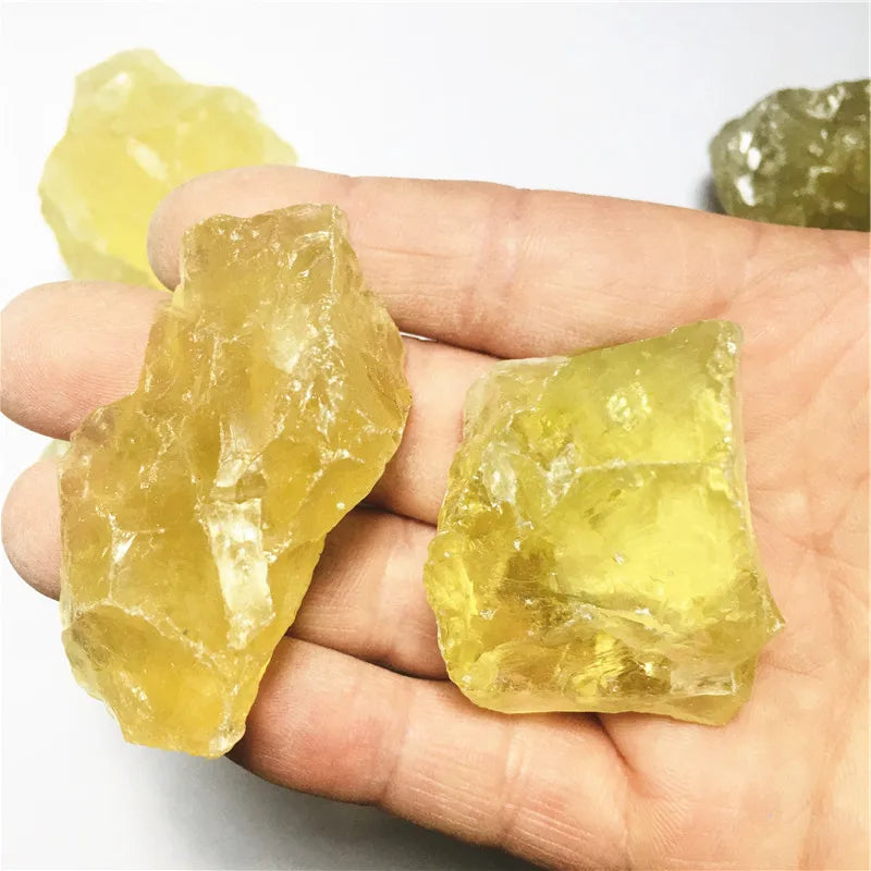 Cristal “Sol Interno” Citrino Amarillo Natural en Bruto (200g)
