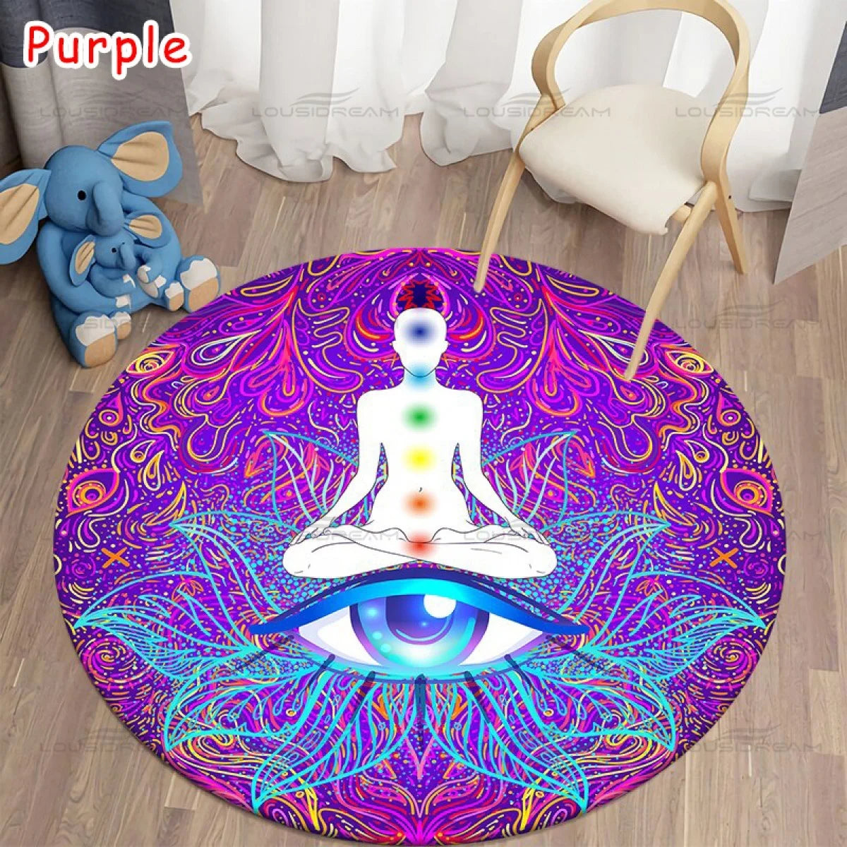 Alfombra Chakras en Armonía Meditación y Elevación Espiritual