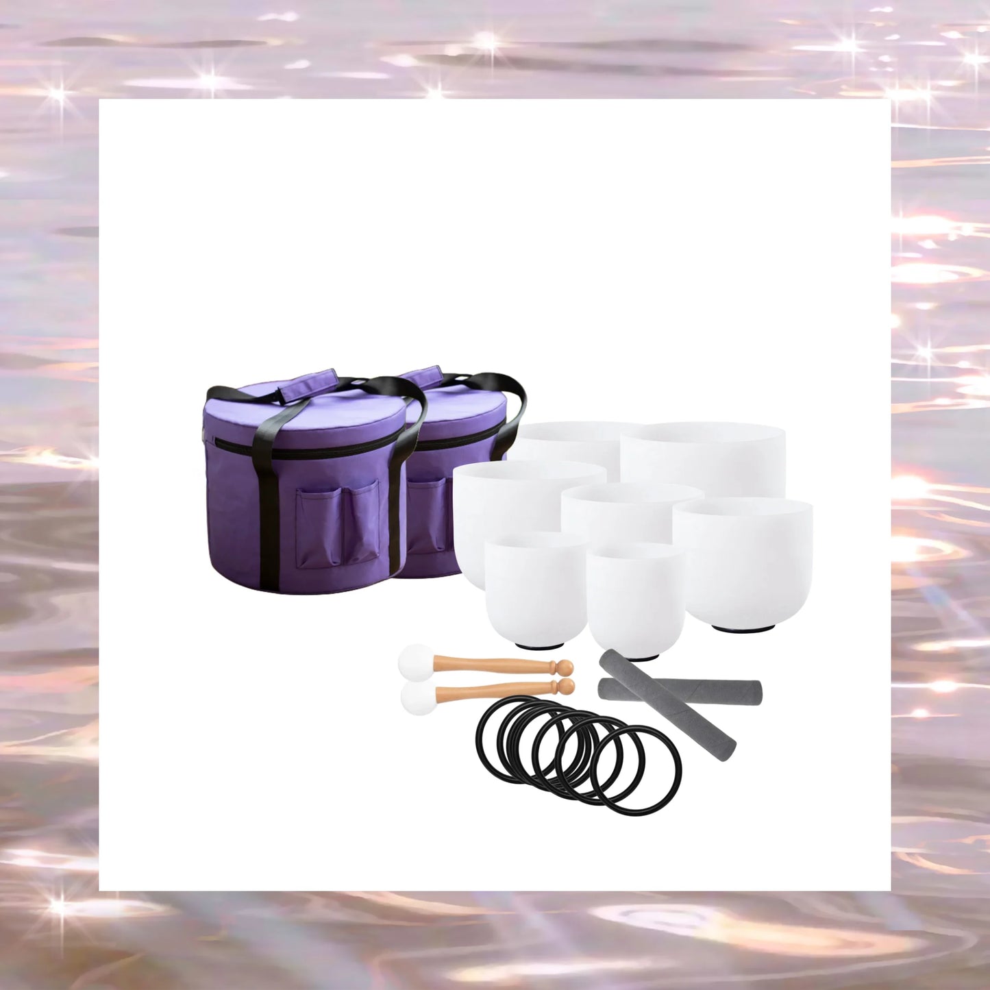 Portal de Armonía – Set Sagrado de 7 Cuencos de Cristal 432Hz / 440Hz Vibración pura