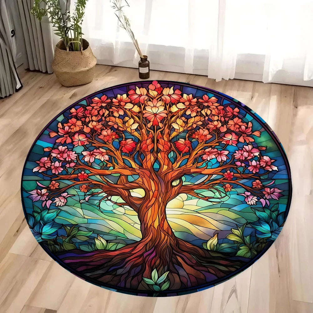 Alfombra Mándala Árbol de la Vida - Conexión Sagrada con la Naturaleza