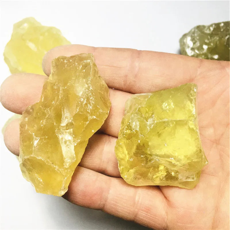 Cristal “Sol Interno” Citrino Amarillo Natural en Bruto (200g)