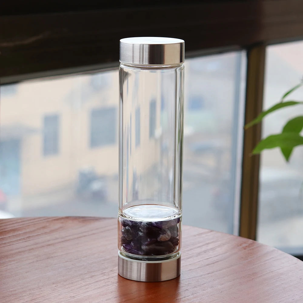 Botellas de Cristal con Infusión de Piedras Preciosas - "Gemwater Bottles"