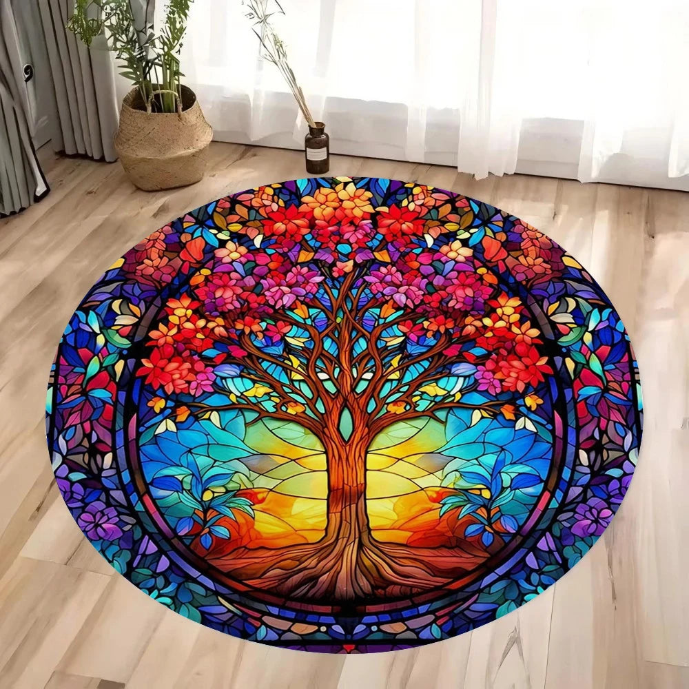 Alfombra Mándala Árbol de la Vida - Conexión Sagrada con la Naturaleza