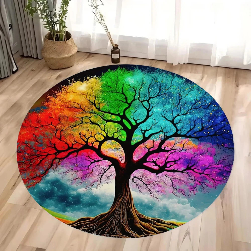 Alfombra Mándala Árbol de la Vida - Conexión Sagrada con la Naturaleza