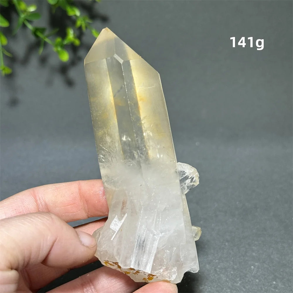 Cristal “Aliento de los Ángeles” Racimo de Cuarzo Blanco Natural