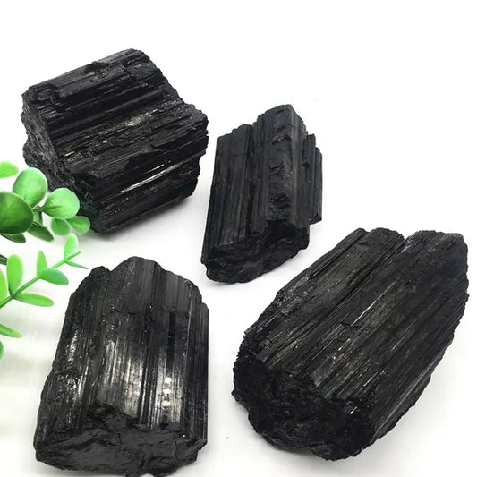 Cristal “Guardiana de Sombra”  Turmalina Negra Natural de Gran Tamaño