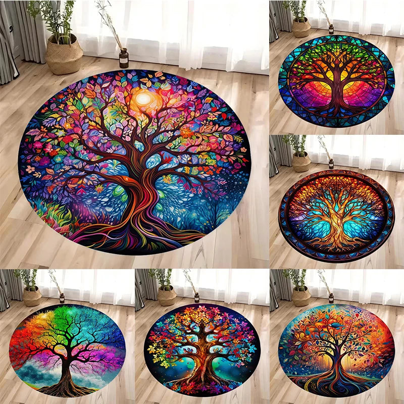 Alfombra Mándala Árbol de la Vida - Conexión Sagrada con la Naturaleza