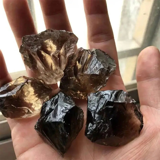 Cristal “Velo de Tierra” | Cuarzo Ahumado Natural en Bruto