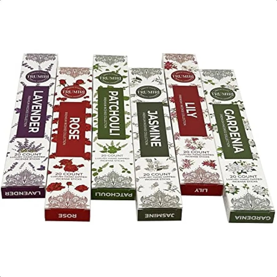 Set de Inciensos Florales Aromas que Elevan el Alma