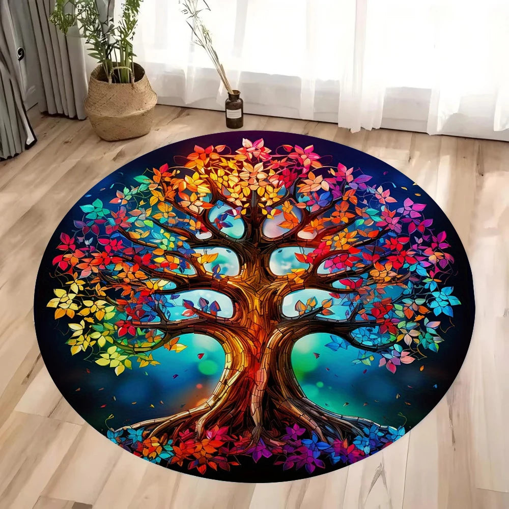 Alfombra Mándala Árbol de la Vida - Conexión Sagrada con la Naturaleza