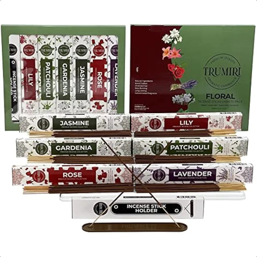 Set de Inciensos Florales Aromas que Elevan el Alma