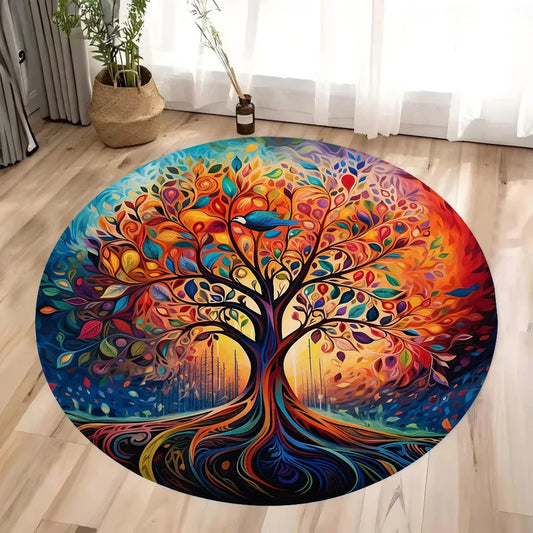 Alfombra Mándala Árbol de la Vida - Conexión Sagrada con la Naturaleza