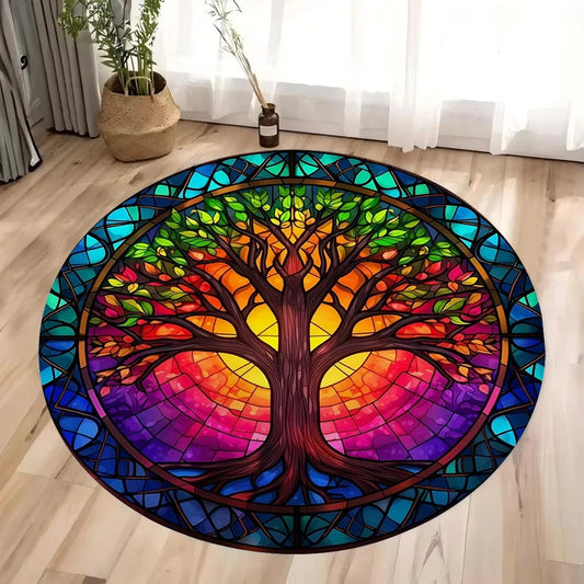 Alfombra Mándala Árbol de la Vida - Conexión Sagrada con la Naturaleza
